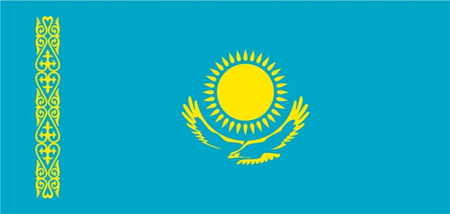 Флаг Казахстана